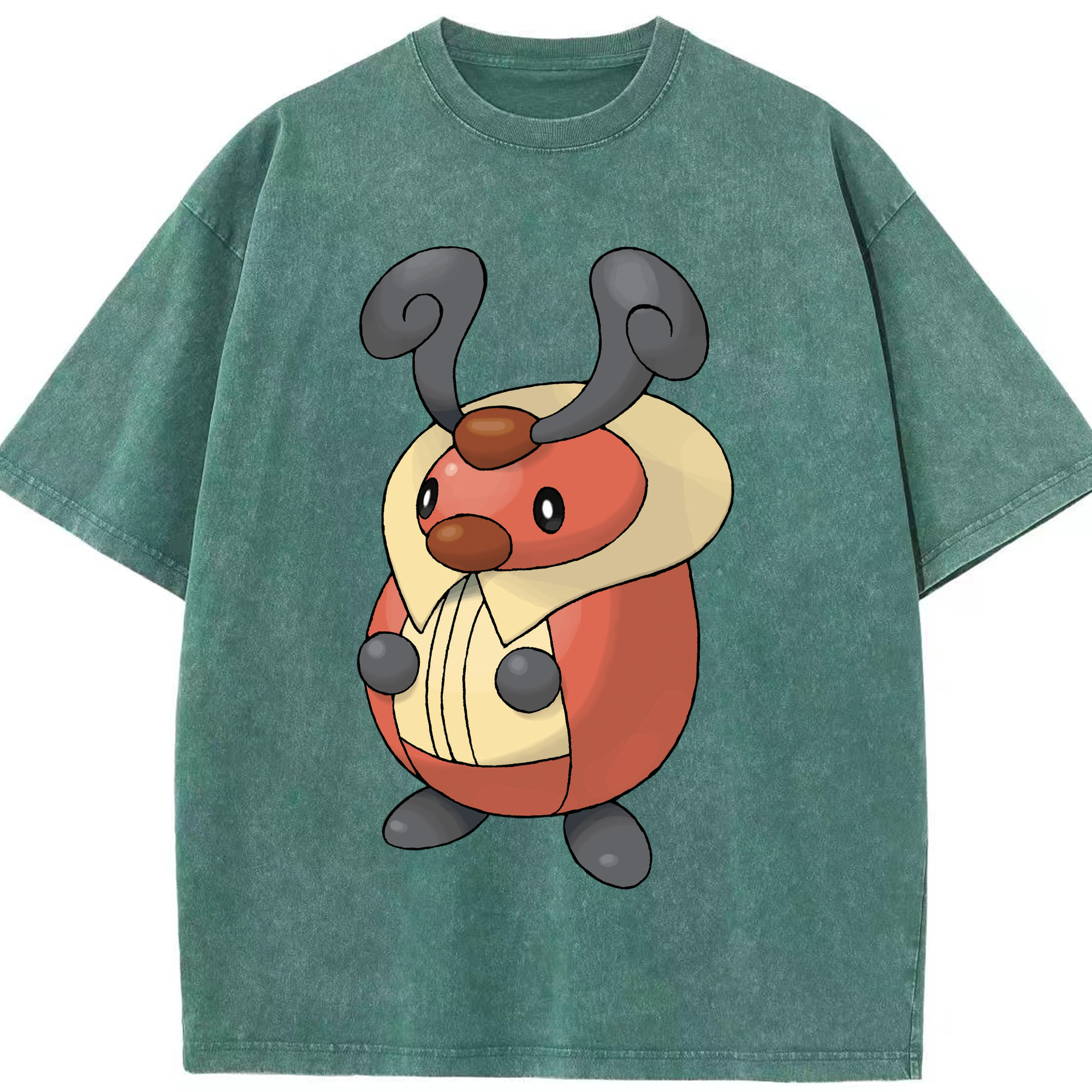 （画像用） ポケットモンスター Pokémon 綿100% ヴィンテージ風 半袖Tシャツ（フロントプリント）